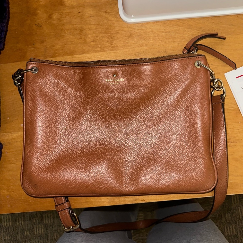 Kate Spade Brown Leather Crossbody Bag